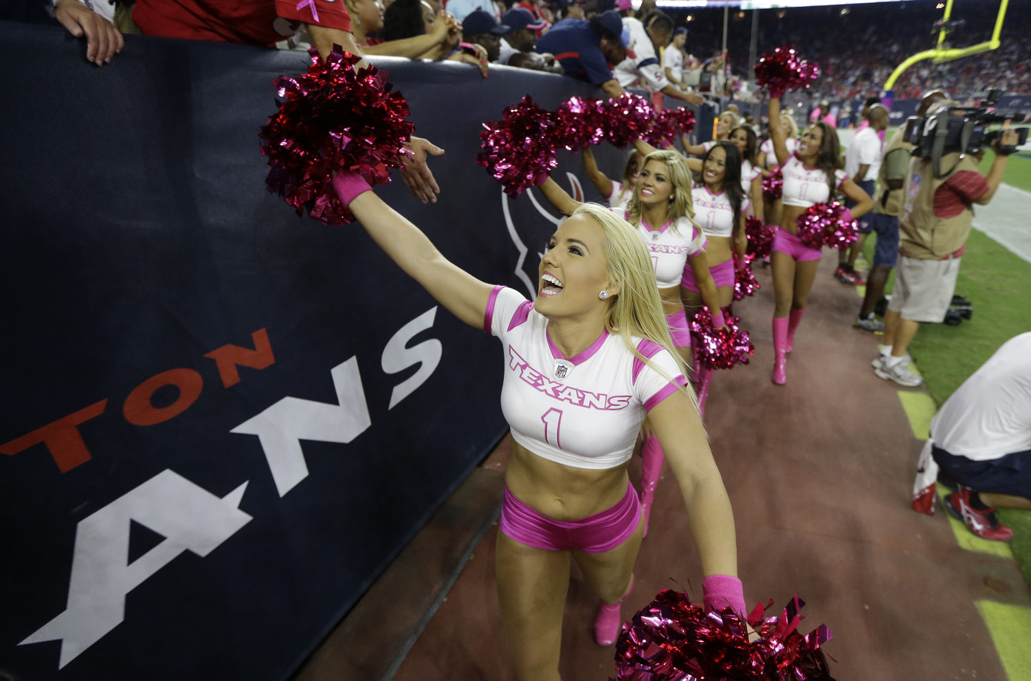 Houston Texans Cheerleaders Breast Cancer Awareness